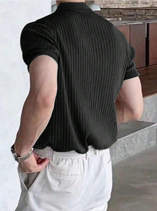 Dokera Knit Polo – Shadow