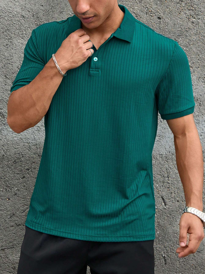 Dokera Knit Polo – Emerald
