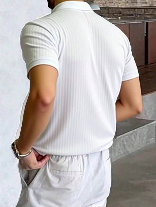 Dokera Knit Polo – Ice