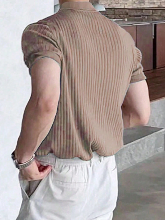 Dokera Knit Polo – Sand